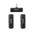 BOYA BY-WM3T2-M2 Mini 2.4GHz Dual-Channel Wireless Microphone